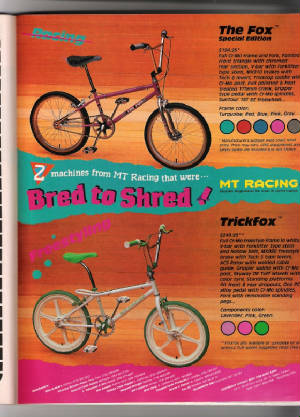 Mt store racing bmx